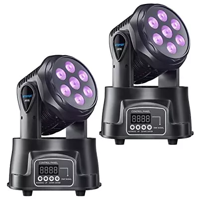 Stage Lights Mini Moving Heads 7x8W LED 9/14CH Disco Lights DJ Lights • £259.99