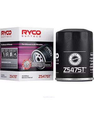 Ryco Syntec Oil Filter Fits EAGLE SUMMIT 1.8L L4 PETROL ENGINE (Z547ST) • $33.10