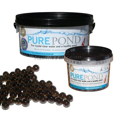£32.45 • Buy Evolution Aqua Pure Pond Bomb Balls Live Filter Bacteria  Starter 500ml, 1L, 2L