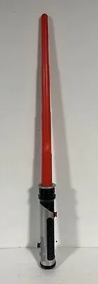 Vintage 1999 Hasbro LucasFilm Star Wars Light Saber Red Cosplay Prop Retractable • $23.12