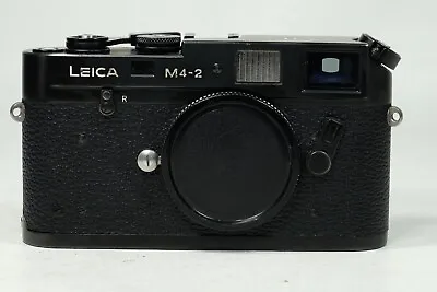 Leica Leitz M4-2 Black 35mm M Rangefinder Camera Body CANADA • $1495