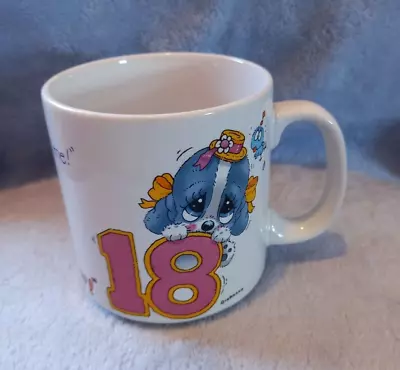 Vintage 1986 - Sad Sam & Honey Ceramic Mug Cup - 18th Birthday - 1980's • £12.99