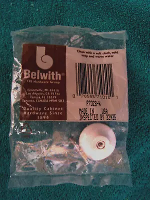 $7 • Buy New Belwith P7028-W White Ceramic Drawer Cabinet Pull Knob 1.25 