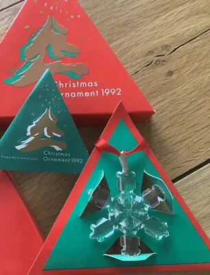 £395 • Buy Stunning 1992 Swarovski Christmas Snowflake / Star