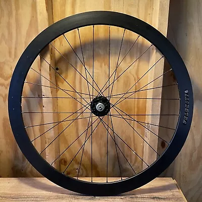 White Industries MI6 Disc Front Wheel Velocity B43 32H Deep V Black 700C 100mm  • $259.99