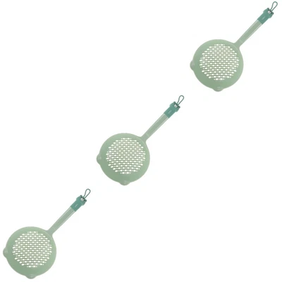 £21.72 • Buy  3pcs Fry Oil Mesh Strainer Household Round Colander Ladle Kitchen Pasta