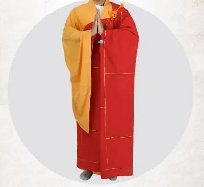 New Zen Buddhist Zuyi Kesa Cassock Robe Men Lay Monk Meditation Gown Uniform • $32.20
