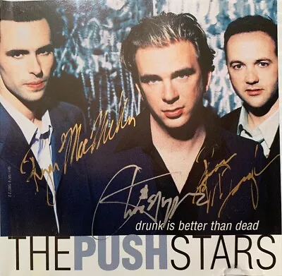 PUSH STARS Drunk Is Better Than Dead EDIT PROMO DJ CD Single MATCHBOX 20 Signed • $49