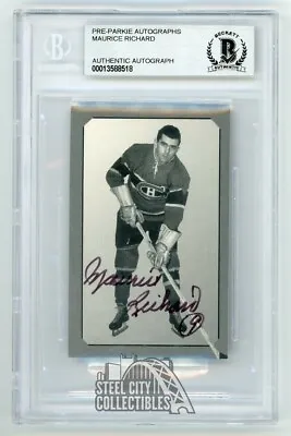 Maurice Richard Pre-Parkie Autographed Auto Card /500 - BAS • $179.95