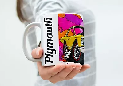 1968 Plymouth GTX Coffee Mug 440 ADIOS! Ad Mopar Muscle 11oz Cup 426 HEMI 383  • $14.99