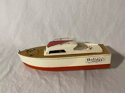 Holiday Toy Battery Operated Wooden Boat Japan O-34 • $185