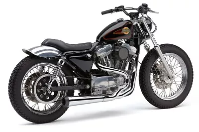 Cobra El Diablo 4  2-into-1 Full Exhaust System Chrome #6471 Harley Sportster • $511.77