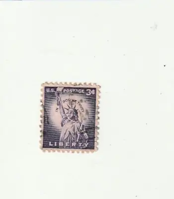 Rare 3 Cent Liberty Us Postage Stamp Purple Lady Statue Of Liberty Very Nice!!! • $199.99