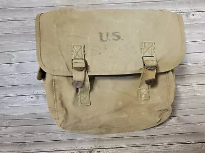 WW2 US Army Military M1936 Musette Shoulder Bag Field Gear LUCE MANUFACTURE 1942 • $62.76