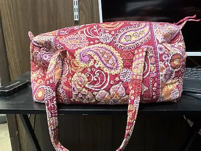 Vera Bradley Weekender Bag Pink Floral Pixie Blooms Quilted NWOT • $35