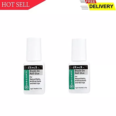 Ibd 5 Second Brush On Nail Glue 54006 / Treatments By IBD (Pack Of 2) • $9.71