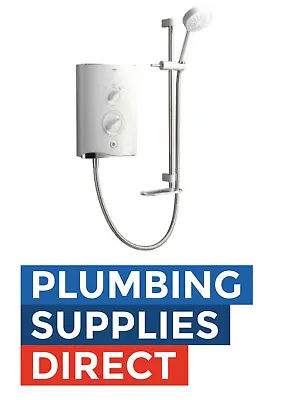 * Mira Sport Multifit Electric Shower 9.8kW White/Chrome SPORTMTF98WC 1.1746.010 • £302.99