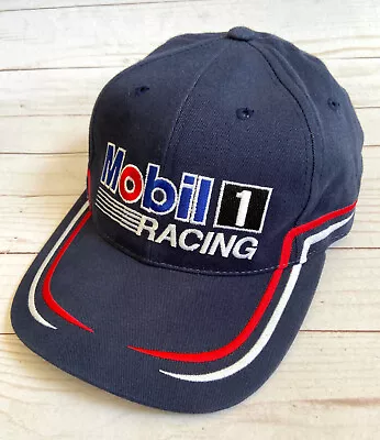 Mobil 1 Racing #12 Jeremy Mayfield NASCAR Baseball Cap Hat Blue Stripe Adjust • $12.74