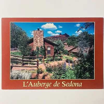 Vintage Postcard L’auberge De Sedona Rustic Cabins View Oak Creek Arizona P2 • $5.94