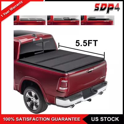 For 2004-2020 Ford F150 5.5ft 66'' Short Bed Hard Lock 3-Fold Tonneau Cover • $265.99