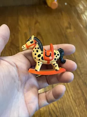 Little Liddle Kiddles Calamity Jiddle Rocking Horse Mattel Vintage 1965 • $15