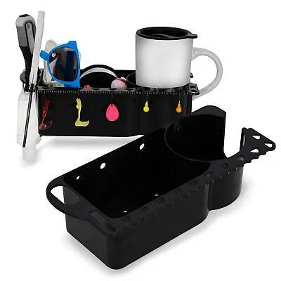 7Penn Boat Storage Organizer - 2 Pack Draining Marine Cup Holder For Accessories • $24.99