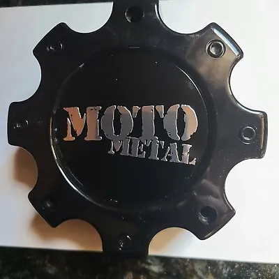 Moto Metal  909 / 957 / 959 Black Wheel Rim Center Cap MO909B8165B HE835B8165-AA • $35