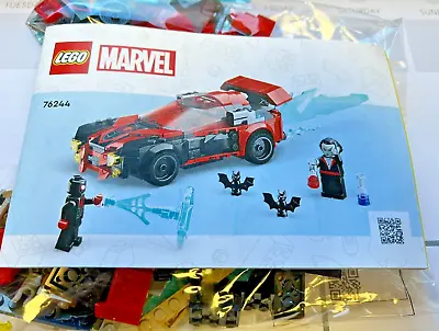 Lego 76244 Marvel Miles Morales Vs. Morbius Toy Car Set **NO MINIFIGURES ** • £10.95