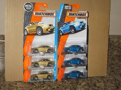 Matchbox Lot Of 6 2013 BMW 1M Blue Tan 60th '13 Coupe 13 • $49.99