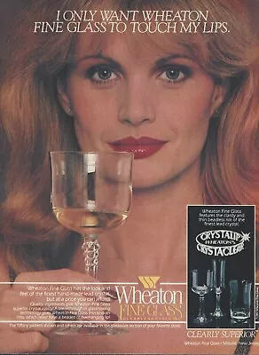 1983 Wheaton Fine Glass Millville New Jersey Vintage Print AD Advertisement • $8.98