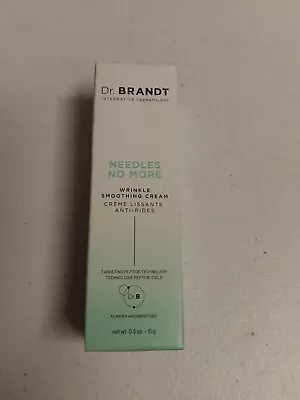 Dr Brandt Needles No More ~ Wrinkle Smoothing Cream .5 Oz ~ NIB • $18