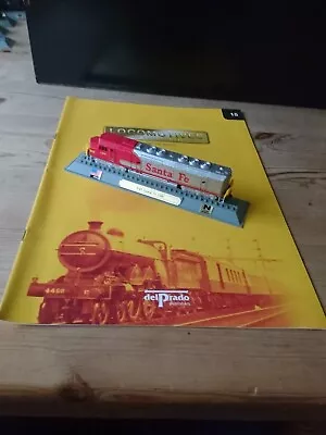 £10 • Buy Del Prado  Locomotives Of The World #15 F45 Santa Fe 100 USA  & Magazine
