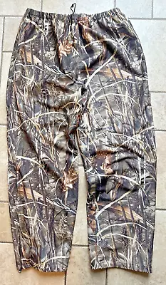 Redhead Bass Pro Advantage Max 4 Camo Mens Xl Pants Leg Zippers Stretch Waist • $32.75