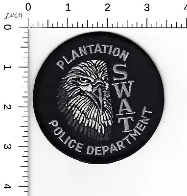Plantation Swat (subdued) S.w.a.t. Florida Police Collectible Patch • $9.99