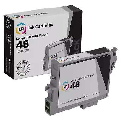 LD Reman T048120 48 Black Ink Cartridge For Epson T048 RX500 RX600 RX500 R300M • $6.99