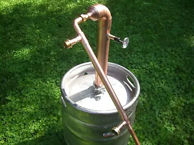 Beer Keg Kit 2  Inch Copper Moonshine Pot Still Distillation Column • $175.99