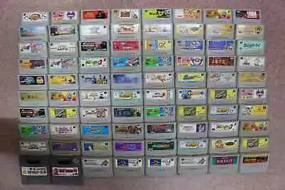 Nintendo Super Famicom Game $9.99- Buy 2 Get 1 Free - SNES Lot Updated 03/01/24 • $9.99