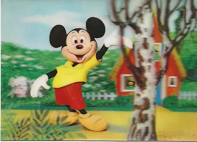 3D Vintage Postcard MICKEY MOUSE Japan Disney Lenticular • $11.95