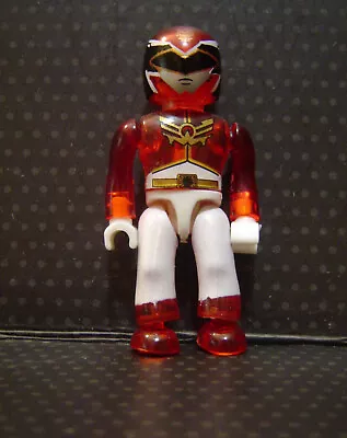 Power Rangers Mega Bloks Megaforce Series 1 Red Ranger Rare Clear VARIANT CHASE • $14.75