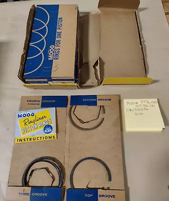 1941-48 Nash 50-54 Willys Car 6cyl Piston Ring Set Moog # 5-576 .020 3-1/8  Bore • $60