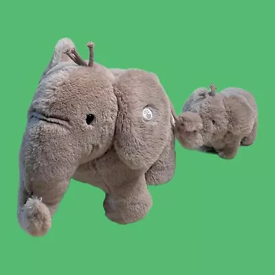 Hallmark Sweet Singing Musical Walking Elephant And Baby Plush Stuffed Animal • $24.99