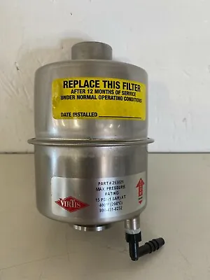 Virtis Vacuum Pump Exhaust Filter 15PSI @ 400°F KF25 Vacuum Fitting Size • $100