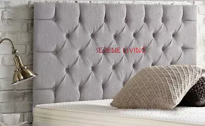 £46.19 • Buy Chesterfield Headboard Chenille - Single Double Kingsize Superking - 24 Inch