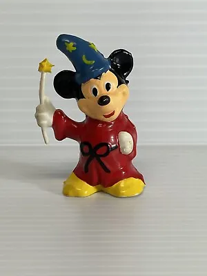 Vintage Disney Mickey Mouse Fantasia Sorcerer Hong Kong PVC 2.25  Figure Topper • $4.99