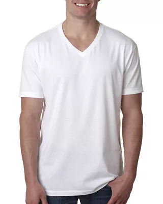 Next Level Apparel Men's CVC V-Neck T-Shirt 6240 • $11.18