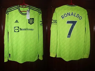 BNWT Authentic Manchester United 2022 23 Ronaldo Third Adidas Shirt Player Issue • $399.99