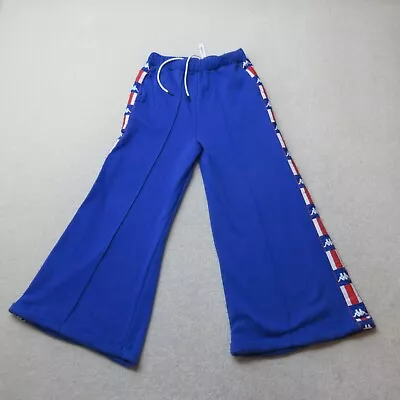 Kappa Flare Joggers Womens Medium Blue Casual Sportswear Jersey Bottoms NWOT • £15.99