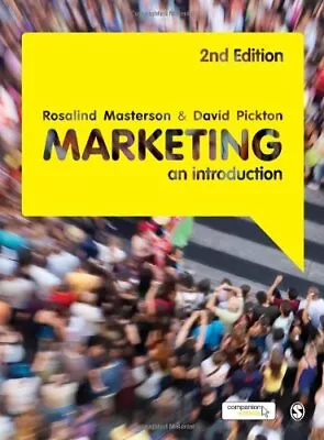 Marketing: An IntroductionRosalind Masterson David Pickton- 97 • £3.09