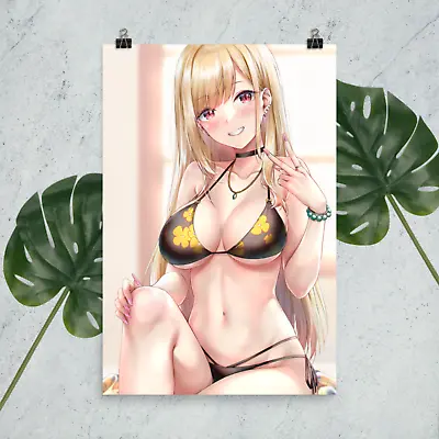 Marin Kitagawa Swimsuit Anime Art Poster Premium • $27