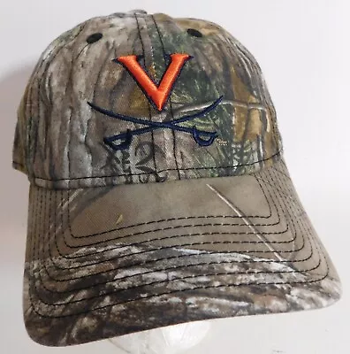 Virginia Univ Womens Hat NCAA New Era Cavaliers Strapback Realtree Camo Cap • $19.95